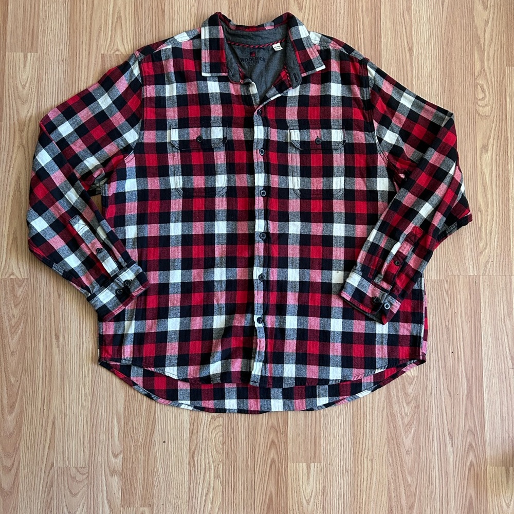 Woolrich Red and Black Checkered Shirt